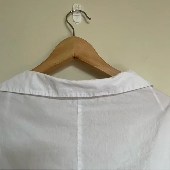Zara Poplin Shirt With Front Knot - Picture 11 of 11